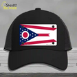 Ohio State Flag Novelty License Plate Hat Mesh / Black