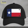 Texas State Flag Novelty License Plate Hat Mesh / Black