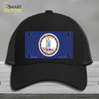 Virginia State Flag Novelty License Plate Hat Mesh / Black