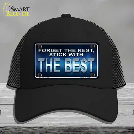 Forget The Rest Novelty License Plate Hat Mesh / Black