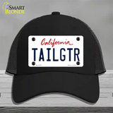 Tailgtr California Novelty License Plate Hat Mesh / Black