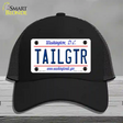 Tailgtr Washington DC Novelty License Plate Hat Mesh / Black