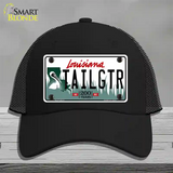 Tailgtr Louisiana Novelty License Plate Hat Mesh / Black