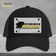 My Other Car Aircraft Carrier Novelty License Plate Hat Mesh / Black