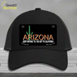 Arizona Keep Driving Novelty License Plate Hat Mesh / Black