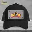 Fire Rescue Novelty License Plate Hat Mesh / Black