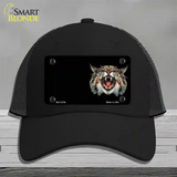 Wildcat Offset Novelty License Plate Hat Mesh / Black