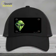 Alien Offset Novelty License Plate Hat Mesh / Black