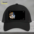 Marching Band Offset Novelty License Plate Hat Mesh / Black