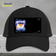 Basketball Game Offset Novelty License Plate Hat Mesh / Black