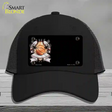 Basketball Banner Offset Novelty License Plate Hat Mesh / Black