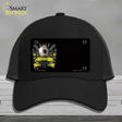 Soccer Banner Offset Novelty License Plate Hat Mesh / Black