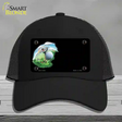 Golfer Golf ball Offset Novelty License Plate Hat Mesh / Black