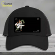 Karate Offset Novelty License Plate Hat Mesh / Black