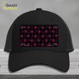 Purple Skulls Novelty License Plate Hat Mesh / Black