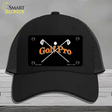 Golf Pro Novelty License Plate Hat Mesh / Black