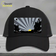 Southwest Gray Sunset Novelty License Plate Hat Mesh / Black