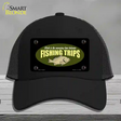 Fishing Trips Novelty License Plate Hat Mesh / Black