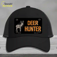 Deer Hunter Novelty License Plate Hat Mesh / Black