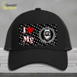 I Love My Pekingese Novelty License Plate Hat Mesh / Black