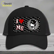 I Love My Rottweiler Novelty License Plate Hat Mesh / Black