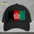 Afghanistan Flag Novelty License Plate Hat Mesh / Black