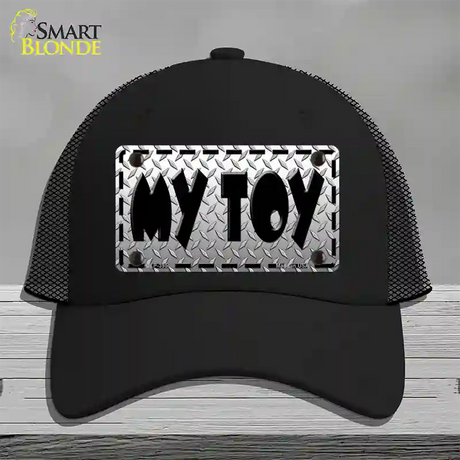 My Toy Novelty License Plate Hat Mesh / Black