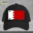 Bahrain Flag Novelty License Plate Hat Mesh / Black