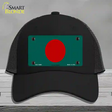 Bangladesh Flag Novelty License Plate Hat Mesh / Black