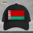 Belarus Flag Novelty License Plate Hat Mesh / Black