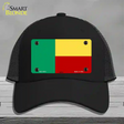 Benin Flag Novelty License Plate Hat Mesh / Black