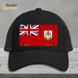 Bermuda Flag Novelty License Plate Hat Mesh / Black