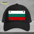 Bulgaria Flag Novelty License Plate Hat Mesh / Black