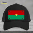 Burkina Faso Flag Novelty License Plate Hat Mesh / Black