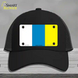 Canary Islands Flag Novelty License Plate Hat Mesh / Black