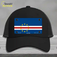 Cape Verde Flag Novelty License Plate Hat Mesh / Black