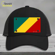 Congo Flag Novelty License Plate Hat Mesh / Black