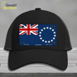 Cook Island Flag Novelty License Plate Hat Mesh / Black