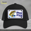 Bass Fever Novelty License Plate Hat Mesh / Black