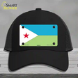 Djibouti Flag Novelty License Plate Hat Mesh / Black