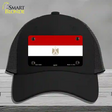 Egypt Flag Novelty License Plate Hat Mesh / Black