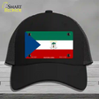 Equatorial Guinea Flag Novelty License Plate Hat Mesh / Black