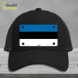 Estonia Flag Novelty License Plate Hat Mesh / Black