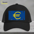 Euro Flag Novelty License Plate Hat Mesh / Black