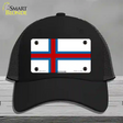 Faroe Islands Flag Novelty License Plate Hat Mesh / Black