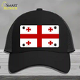 Georgia Flag Novelty License Plate Hat Mesh / Black