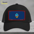 Guam Flag Novelty License Plate Hat Tag Mesh / Black