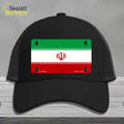 Iran Flag Novelty License Plate Hat Mesh / Black