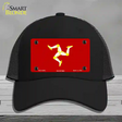 Isle Of Man Flag Novelty License Plate Hat Mesh / Black