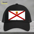 Jersey Flag Novelty License Plate Hat Mesh / Black